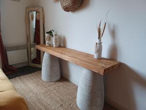 Maisons de vacances les roches du Cabellou 150M de la mer : photos des chambres