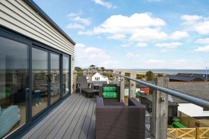 Beach side apartments in Pett Level near Rye in East Sussex