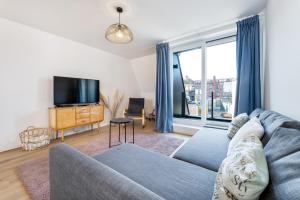 Espresso Duplex app aan zee met terras & parking