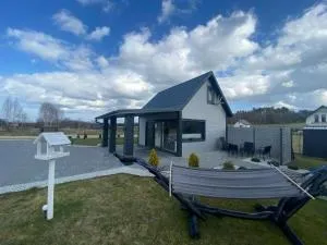 Domek całoroczny z balią 150 m Jezioro, 5 km plaża Dębki - Żarnowiec