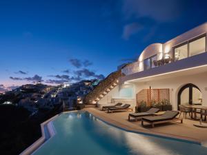 Villa room in Olvos Luxury Suites Oia Santorini