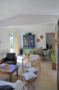 Maisons de vacances Maison bois tout confort proche du lac et de l'ocean : photos des chambres