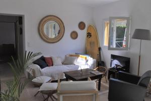 Maisons de vacances Maison bois tout confort proche du lac et de l'ocean : photos des chambres