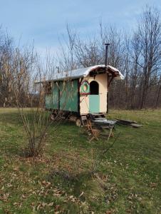 Shepherds hut in nature