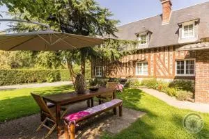 Maison de charme à Annebault avec jardin clôt et barbecueA - 布朗维尔