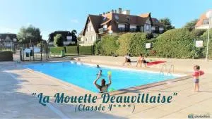 CADRE EXCEPTIONNEL: Duplex Classé 4**** Tennis, Piscine, Parking, Linge inclus, WIFI, Matériel BÉBÉ, proximité CENTRE - 多维尔