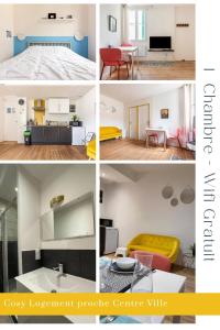 Appartements T1 Bis Cosy proche Gare : photos des chambres