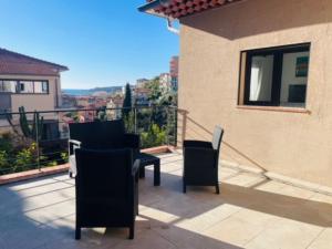 Cocon 4 pers vue mer