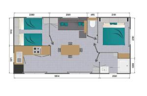 Campings CASITA - MOBIL HOME - CAMPING - Mobilhome de particulier dans un camping : photos des chambres