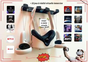 LOFT "POP ART 50s" Idéal PRO - Écran cinéma rétroprojecteur - WIFI Fibre - Borne arcade de jeu - Centre Ville