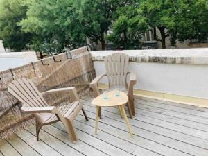 Bel appart t2 lumineux avec terrasse hyper centre.