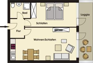 Meer & Strand - Haus Meeresstrand Ferienwohnung 205