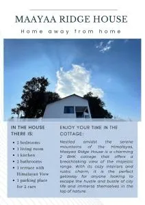 Maayaa Ridge House - Dhanaulti