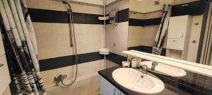 Love nest with balcony close to the sea