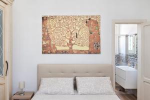 The golden hour, luxury apartment with a panoramic view