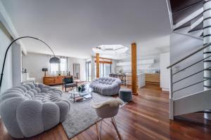 Maisons de vacances Atelier loft proche Halles Tours : photos des chambres