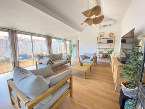Villa Genêts - 3 suites parentales avec terrasse et piscine - Proche plage