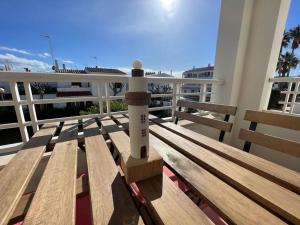 ALGAIARENS -Apartamento con piscina junto la playa