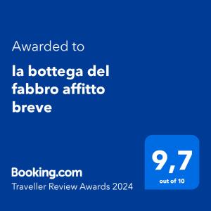 la bottega del fabbro affitto breve