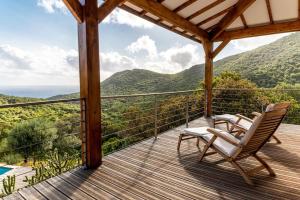 Maisons de vacances Maison vue Mer et Maquis : photos des chambres