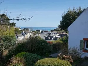 Maison au bord de mer avec jardin paysager, proche port et commerces à Sauzon - FR-1-418-49 - Sauzon