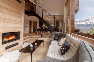 Chalet Kieppi - View off Mont-Blanc range