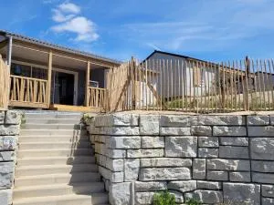 Chalet tranquille en Bretagne avec piscine chauffée, 2 chambres, proche mer et nature - FR-1-783-15 - 阿尔扎