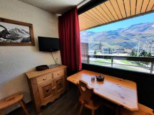 Résidence Aravis - Studio pour 3 personnes avec blacon exposé Sud MAE-5944