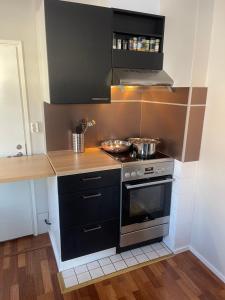 Idyllinen puutaloasunto