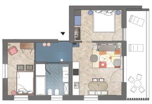 Apartamento Superior de 2 dormitorios
