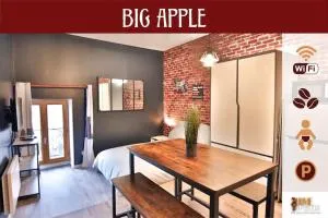 Big Apple - Studio paisible - parking gratuit - 2 personnes - Village Vaux 3 minutes Auxerre - Escamps