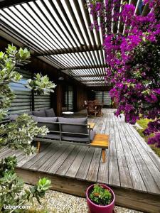 Maisons de vacances Maison de vacances avec piscine proche mer et montagne : photos des chambres