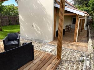 Maisons de vacances Petite maison avec jardin au calme : photos des chambres