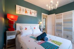 Villas Villa Souleillous, basco landaise de prestige, 500m de la plage : photos des chambres