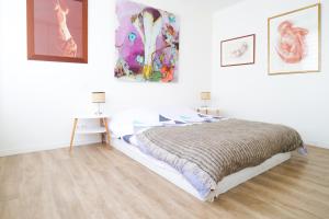 Appartements appartement loft 4 couchages quartier gare Angers : photos des chambres