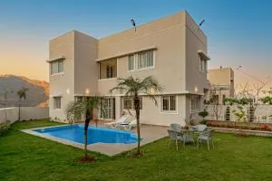 ELIVAAS Shourya Eden Luxe 3BHK Villa with Pvt Pool, Udaipur - Lunda