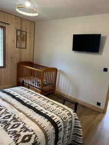 Chalets Chalet Les Bruyeres proche du lac des Settons : photos des chambres
