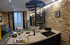 Appartements Duplex Luxe avec parking Sarlat centre : photos des chambres