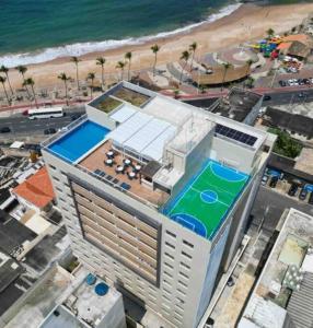 Studio 202 Aconchegante com Rede na Varanda e Piscina em Salvador