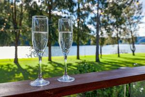 Tranquil villa by the river.