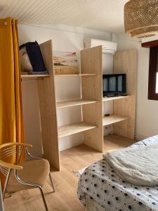 2 chambres dans villa avec spa et piscine