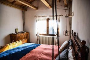 Double bedroom, kitchen, bathroom in organic farm