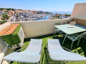Appartements Superbe appartement avec vue mer et terrasse : Appartement 1 Chambre
