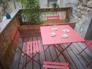 maison de village meublée avec terrasse
