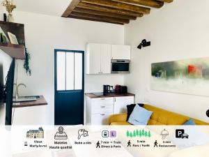 Appartements Vieux Marly-le-Roi - Studio bien equipe - Matelas haut qualite : photos des chambres