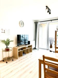 Scandinavian-style downtown apartment with a terrace