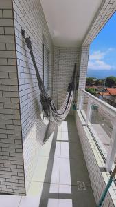 Cantinho Sol & Mar Pé na Areia frente ao Mar com churrasqueira na sacada e piscina