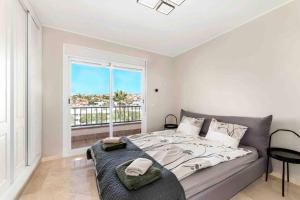 4 Bed detached villa close to golf & beach with shared pool.