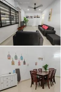 Favourite Homestay Melaka - 8Pax,4BR,4Bath - Pengkalan Rama