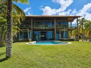 Casa pé na areia na Ilha do Contrato - Ituberá